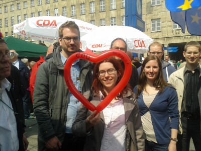 CDU, CDA, JU ... was auch immer auf der Bochumer Maikundgebung 