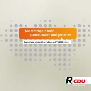 Titel des Geschäftsbericht der CDU-Fraktion im RVR