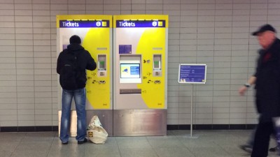 Fahrkartenautomat der EVAG