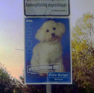 Hundesteuer - auch für Otto, Fraktionshund der Freien Bürger?
