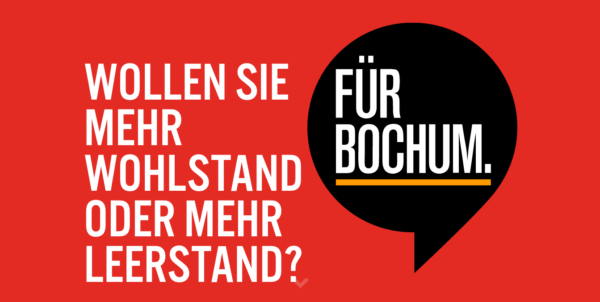 Internetseite 'Für Bochum'