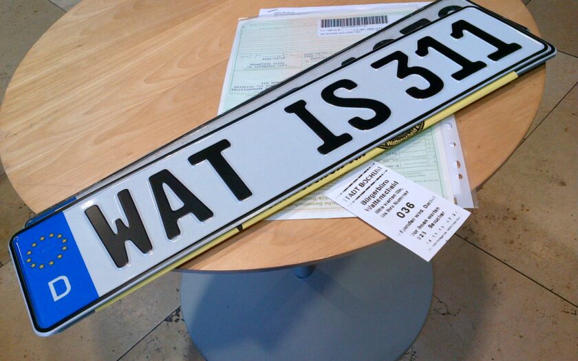 Kennzeichen WAT-IS 311