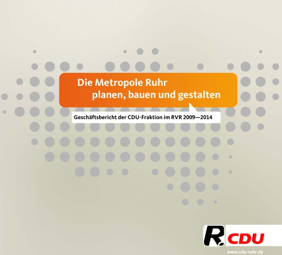 Titel des Geschäftsbericht der CDU-Fraktion im RVR