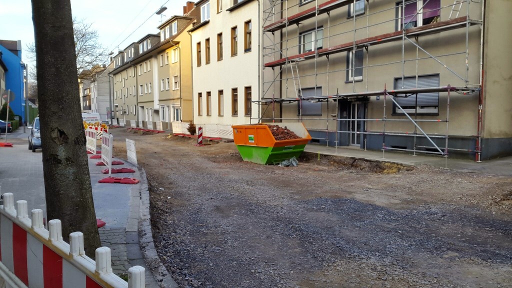 Baustelle Parkstraße, Wattenscheid