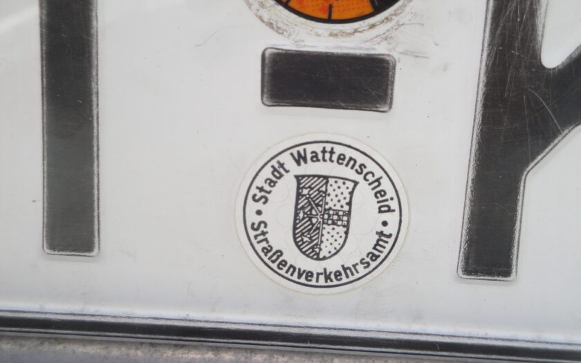 Wattenscheider Autokennzeichen