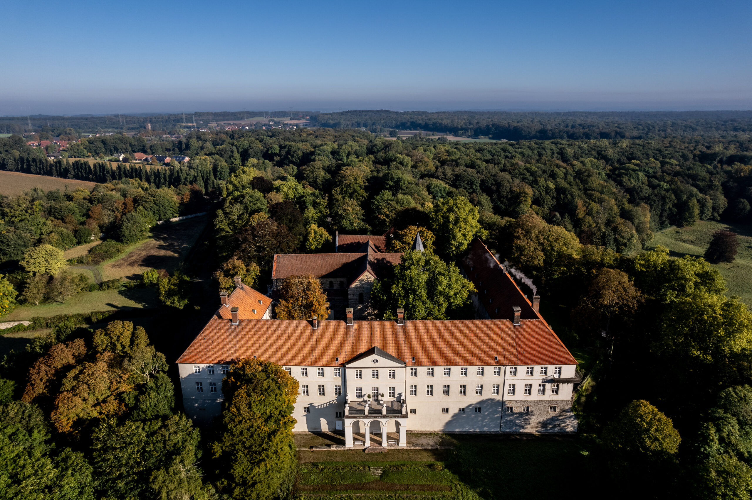 Luftaufnahme Schloss Cappenberg