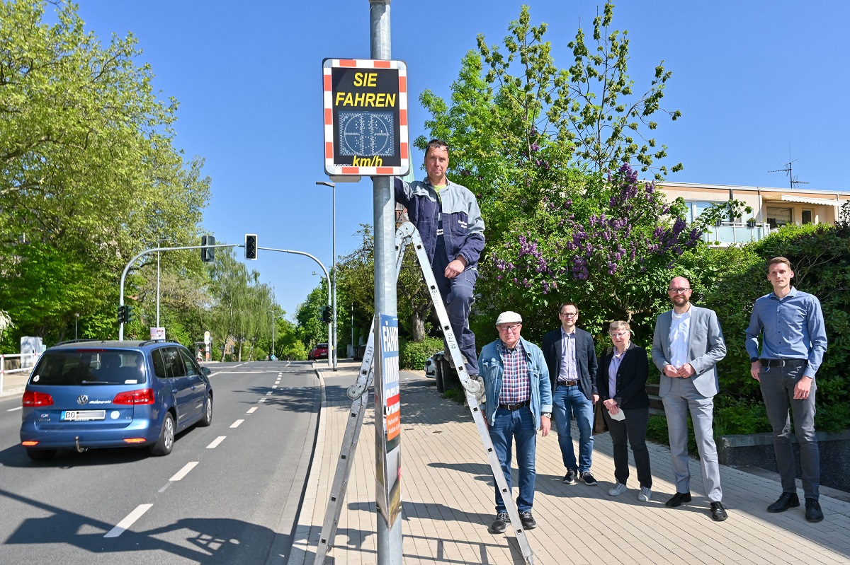 Zwölf neue Geschwindigkeitstafeln in Bochum
